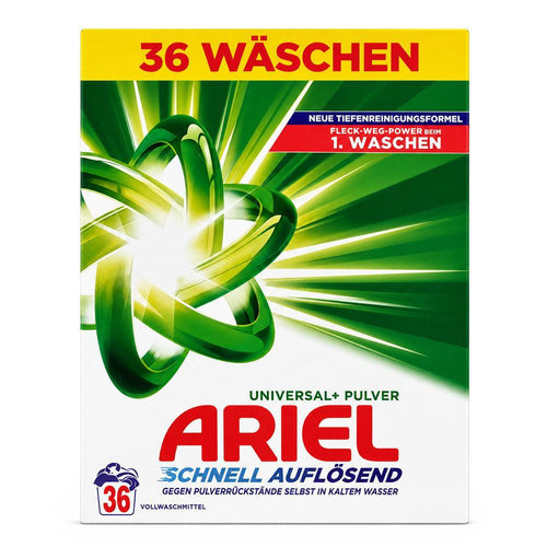 Ariel Universal+ Pulver Schnell Auflösend 36 prań 1,98kg
