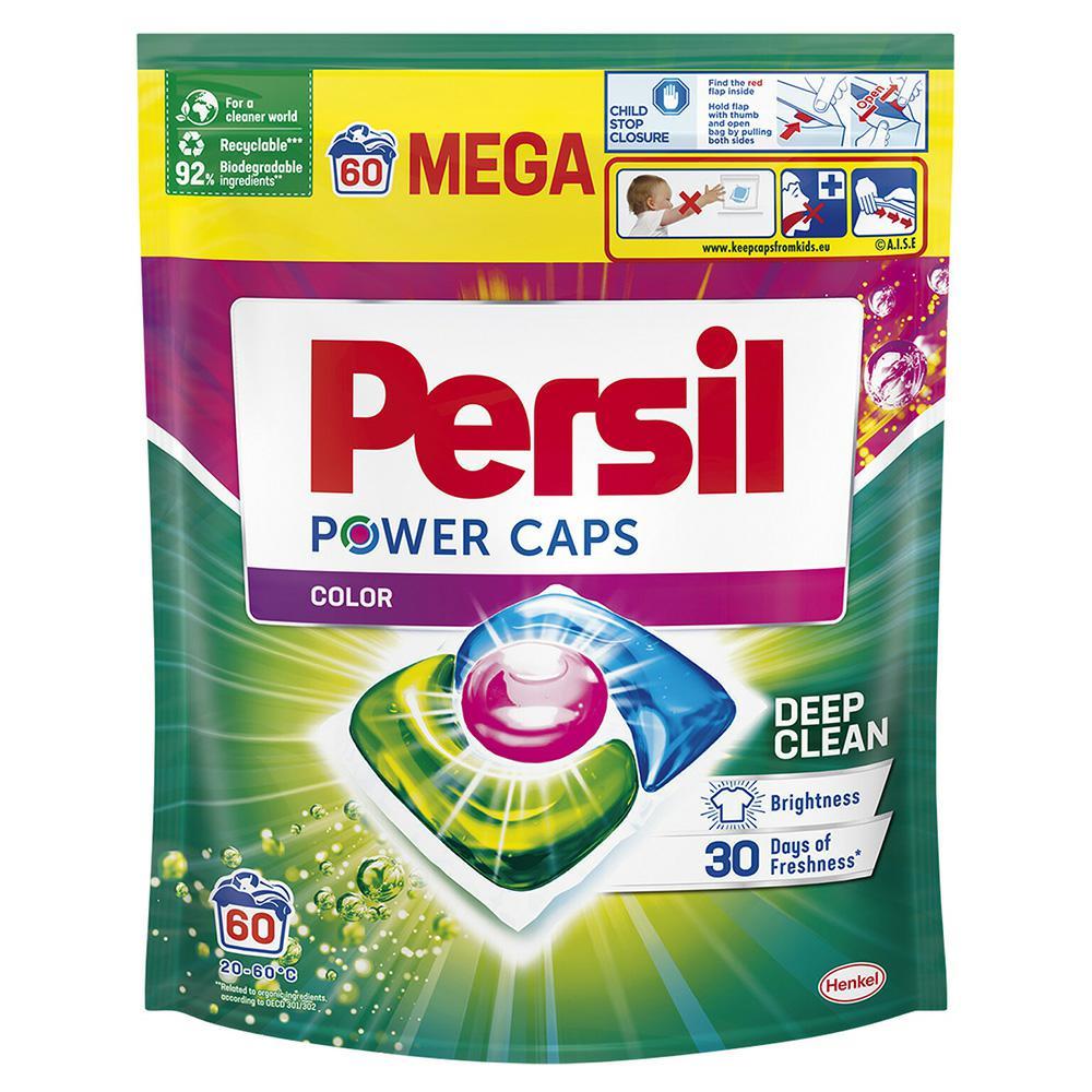 Persil Power Caps Color – Kapsułki do prania tkanin kolorowych 60 szt. MEGA